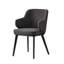 Foyer Upholstered Armchair with Wooden Base-483787173-506373484