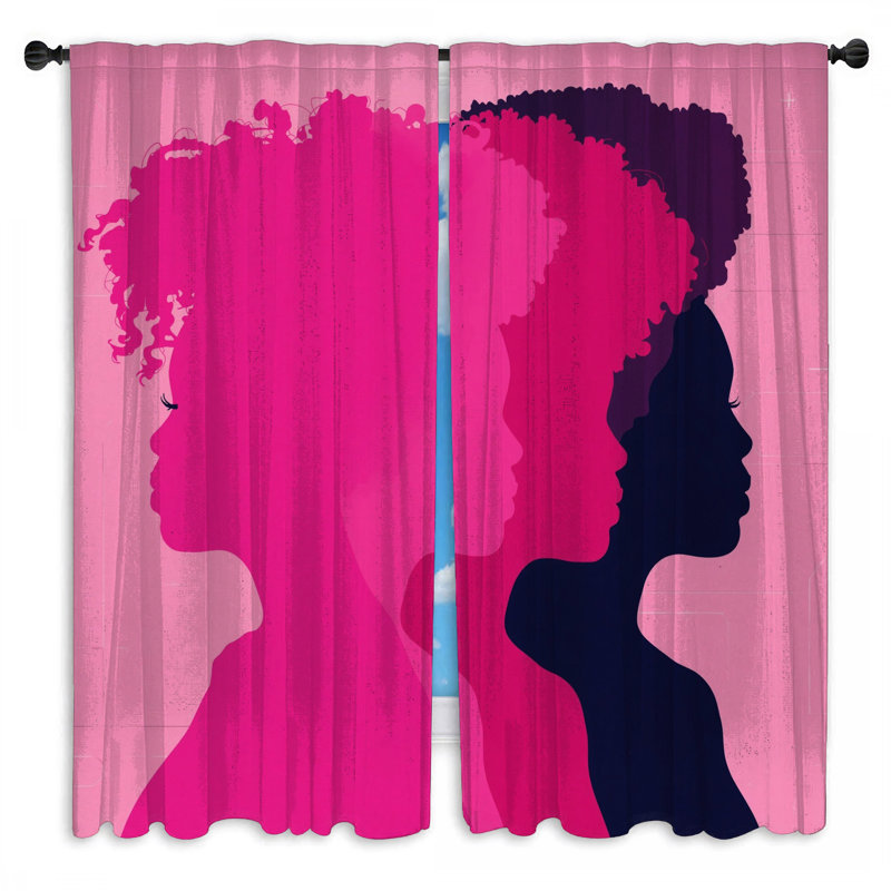 Rideaux de fenêtre Silhouette, 112 po x 76 po - 2 panneaux, Transparent