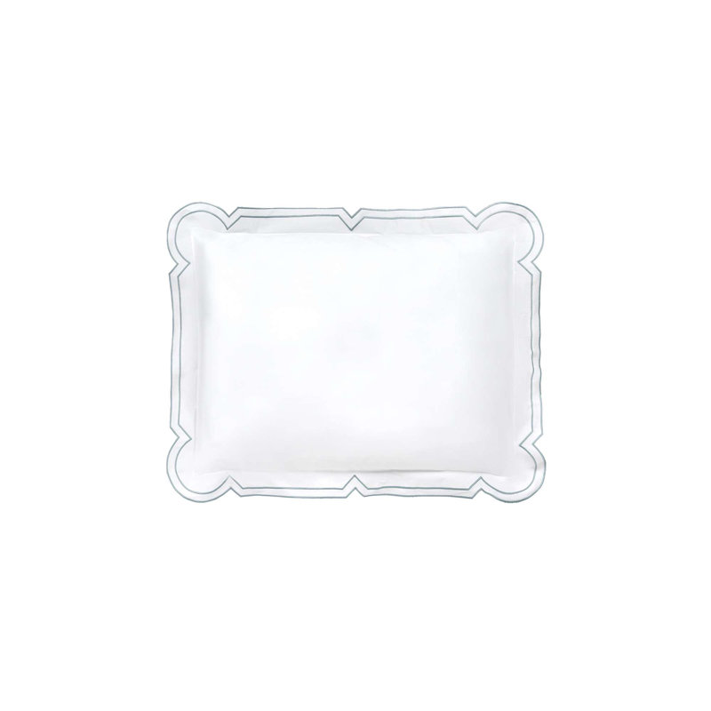 Artemide Embroidery By DEA Cotton Pillow Sham, Standard