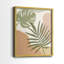 Impression encadrée Mid-Century Palm I-Premium - prête à être accrochée - aucun clou requis - aucun clou requis