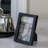 7.25" Solid Rectangular 4" x 6" Photo Picture Frame with Easel Back - Matte Black