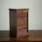 Nut-brown Rectangular Solid Wood Jewelry Armoires-1664686721