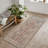 Washable Non-Slip Traditional Area Rug - Brown / Blue / Orange Rug for Entryway, Hallway, Bathroom, and Kitchen - Fairlin-2137846624