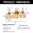 19.5'' Tulip Style Bathroom Vanity Light-966122681