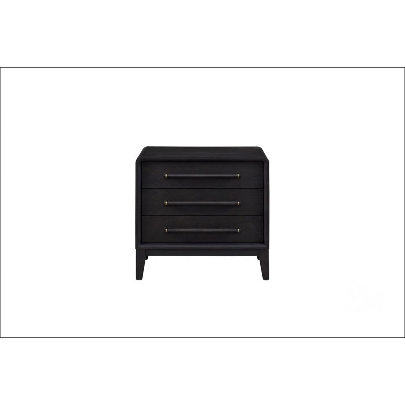 3 Drawer Nightstand With USB