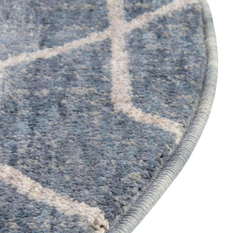 Breze Geometric Indoor Rug, Round 7'