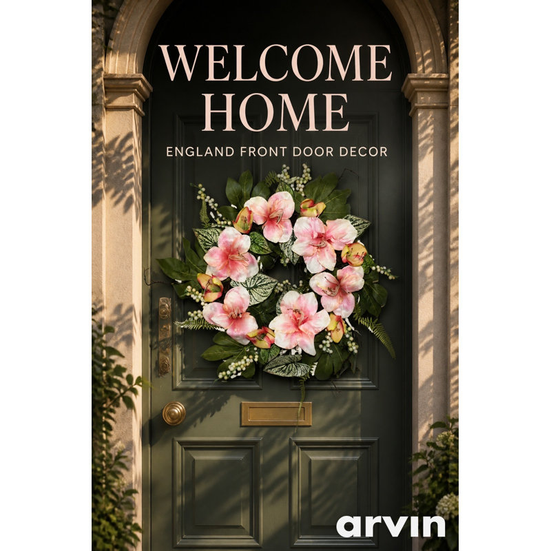 Couronne rose 24 po Amaryllis