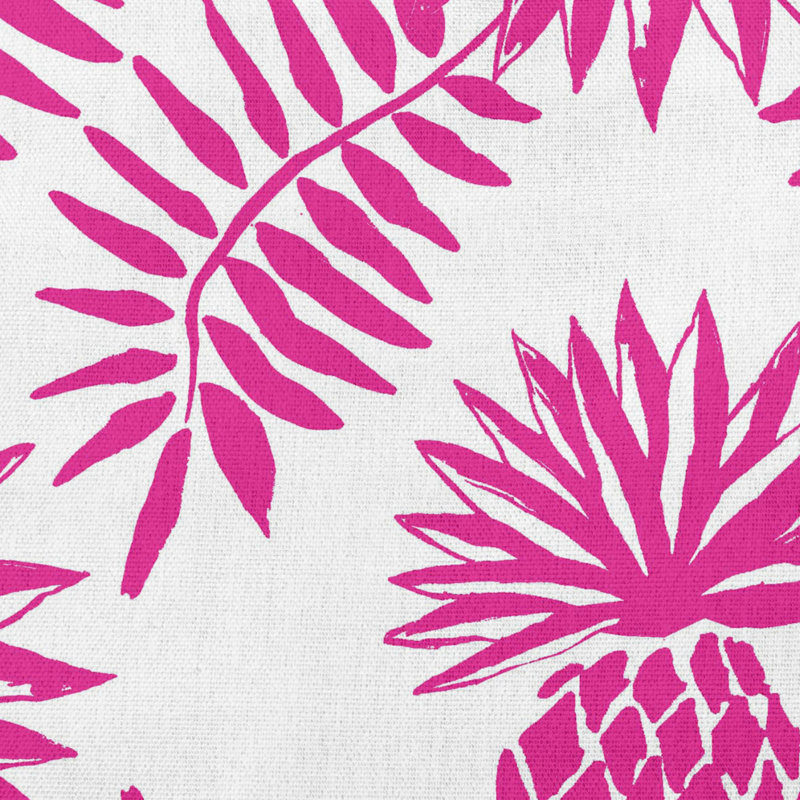 Coussin intérieur / extérieur Pineapple Leaves, 20 po x 20 po, Orchidée