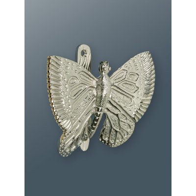 Nickel Butterfly Door Knocker