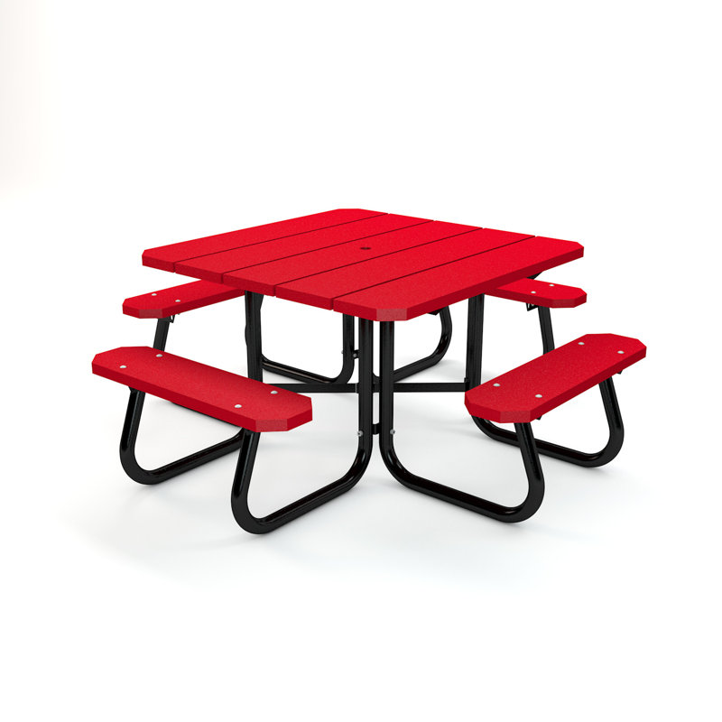Table carrée Cora ADA, Vert, Aucun