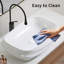 Rectangular Ceramic Vessel Sink For Bathroom