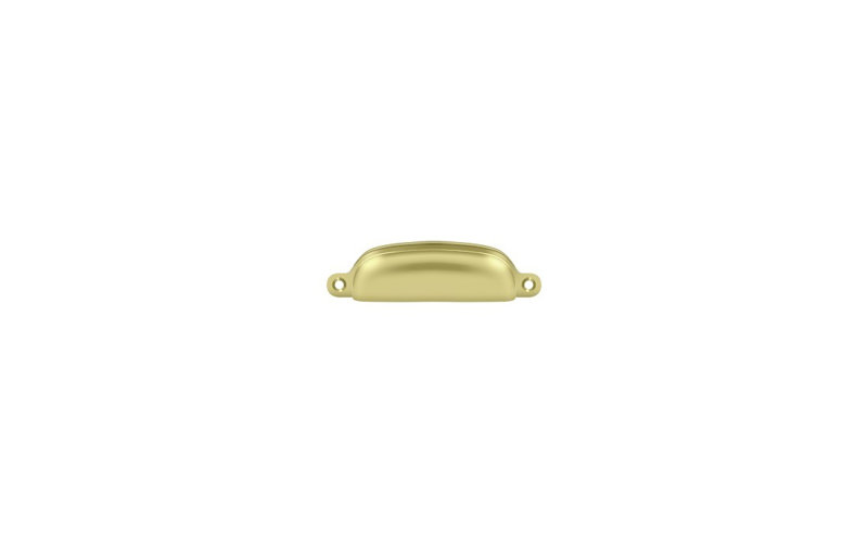 1 Center to Center Bar Pull, Polished Brass