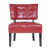 Red Faux Leather