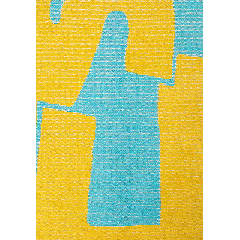 Tapis moderne à motif abstrait graffiti, Rectangle 7 pi 10 po x 9 pi 10 po
