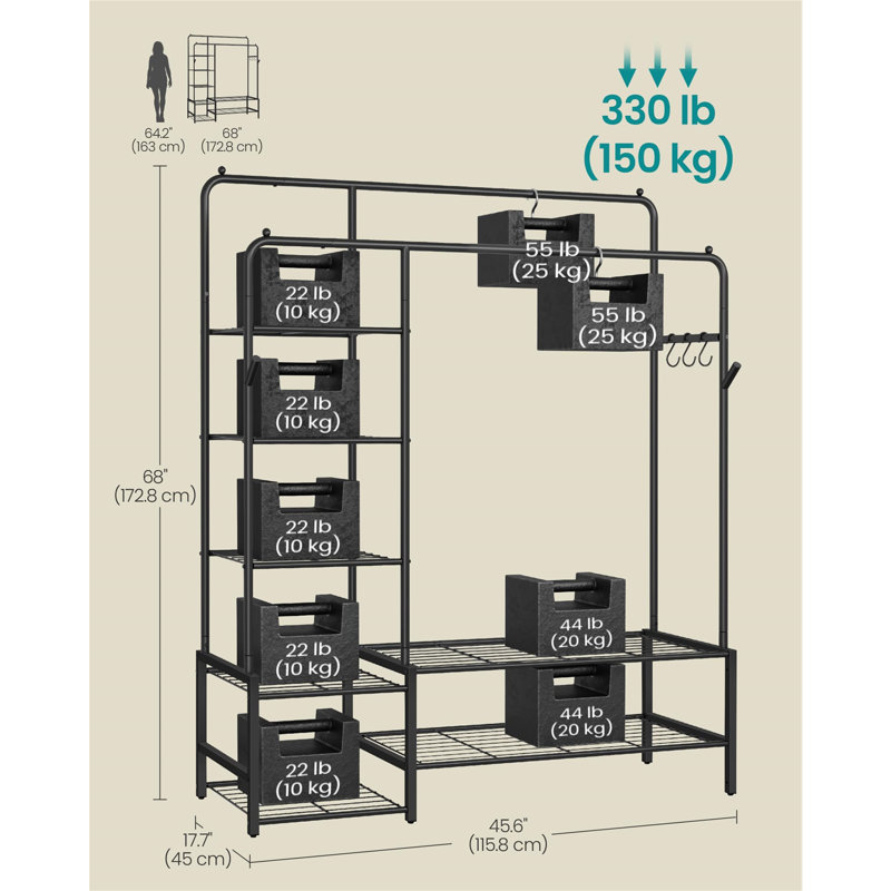 115cm Clothing Rack