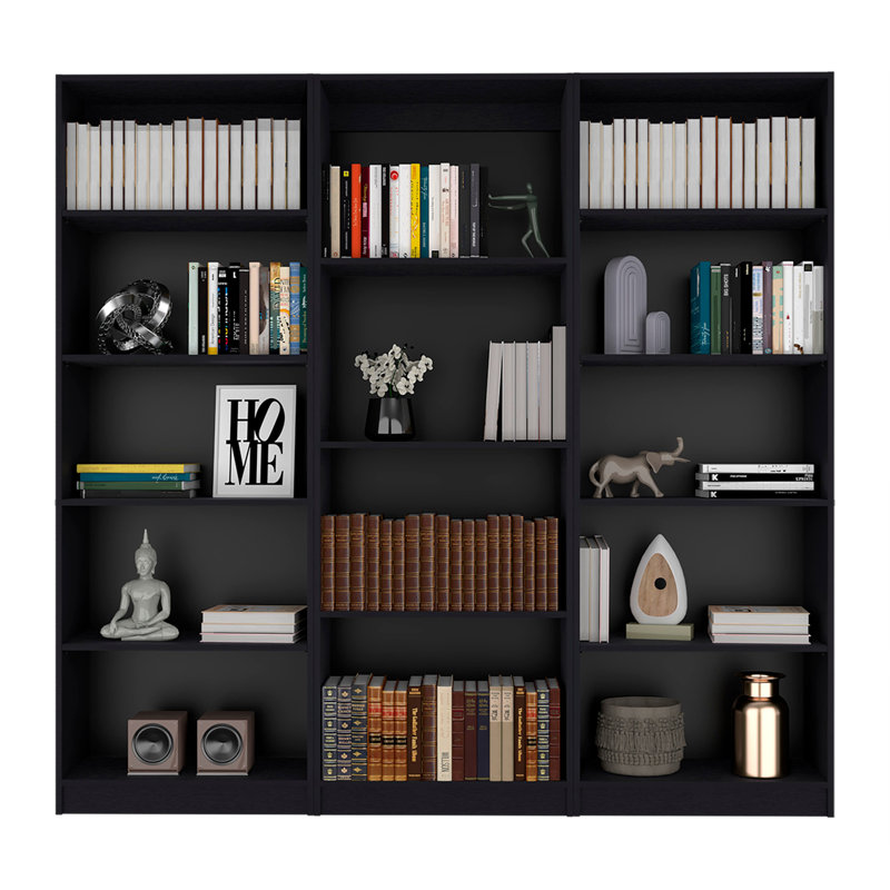 Ensemble de salon 3 pièces avec 3 bibliothèques