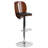 Wooler Swivel Upholstered Adjustable Height Counter Stool with Metal Frame