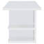 Bureau d'écriture à 4 tablettes Hannah avec plateau de table spacieux et rangement spacieux pour les aménagements de bureau modernes