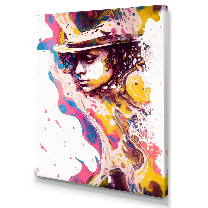 «Hollywood Musician IV», reproduction sur toile, H 32 po x l 16 po x P 1 po, Toile tendue