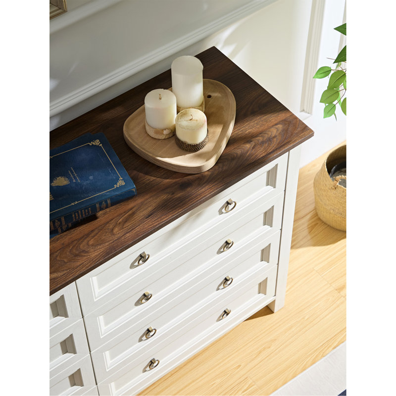 Commodes à 8 tiroirs Farmhouse pour chambre à coucher, commode haute, organisateur de commode pour chambre à coucher, salon, couloir