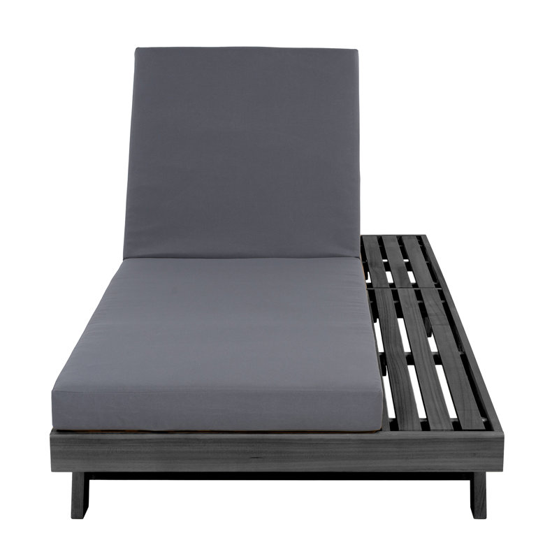 Lounge Chaise Set, Black