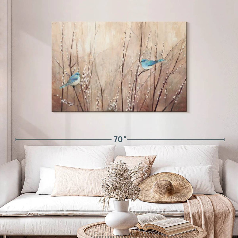 Brampt Pretty Birds, 30" H x 45" W