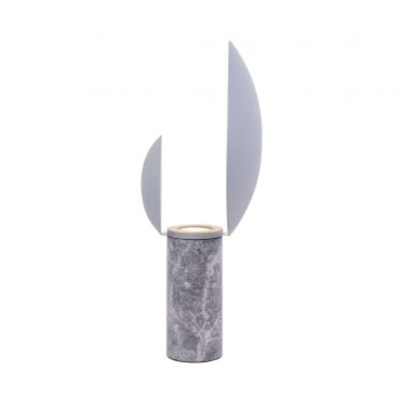Metal Novelty Lamp, Grey