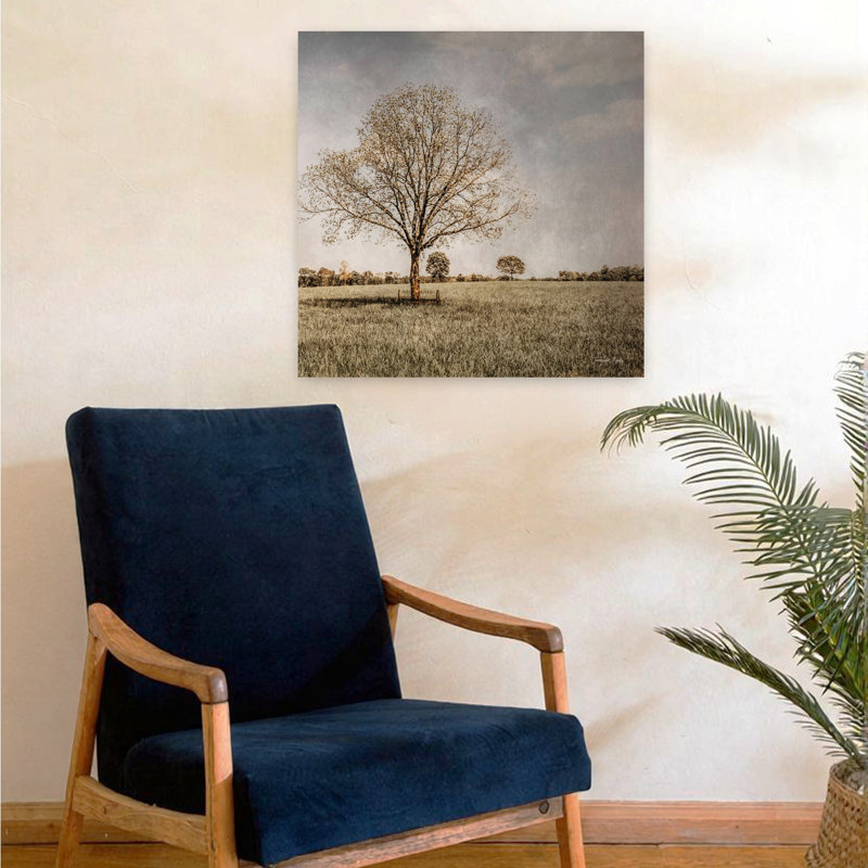 Spring Awakening Abstract Contemporary Landscape Spring Art, 24" H x 24" W
