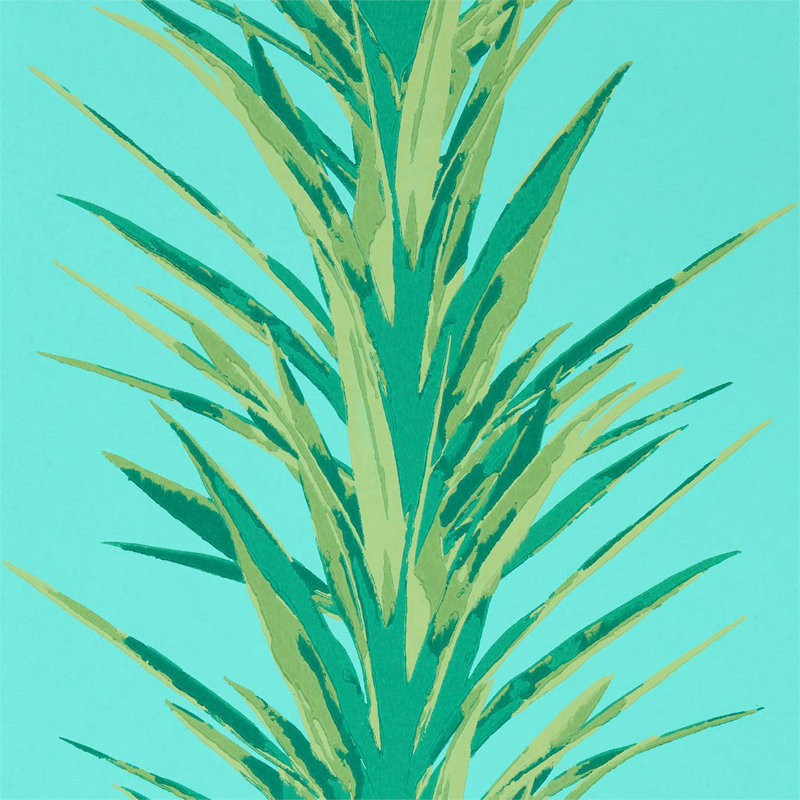 Yucca Wallpaper, Sky/Green