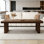 Modern Rectangular Solid Ash Wood Coffee Table