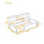 Lit plateforme en bois avec barrière de sécurité et tablettes latérales-410651222-410651223