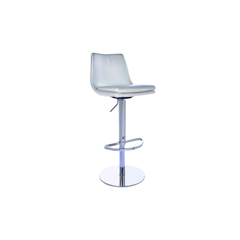 Tabouret Benny, Blanc perle