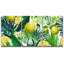 Motif sans soudure de vecteurs de citron, de fleurs et de feuilles tropicales sur fond blanc-102298594-102298596