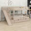 Lit superposé polyvalent avec glissade, escalier de rangement et 2 tiroirs-1622459605