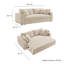 Divan-lit rembourré en duvet blanc pur Commix-105697915