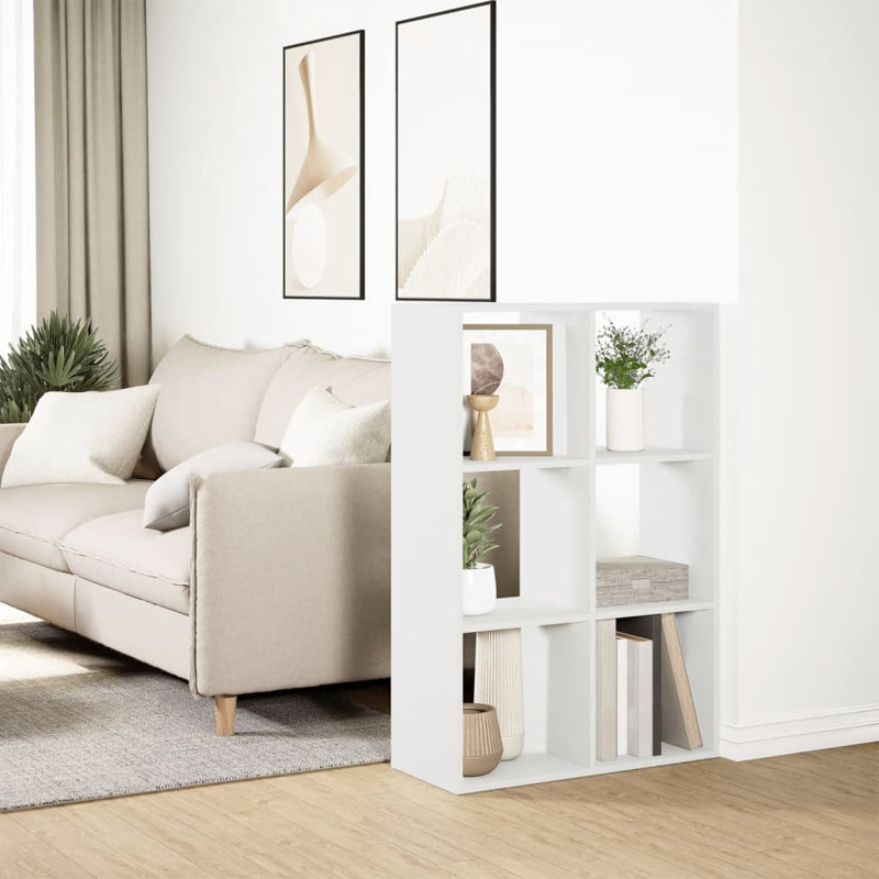 Sedell 103.5cm H x 69.5cm W Bookcase, White