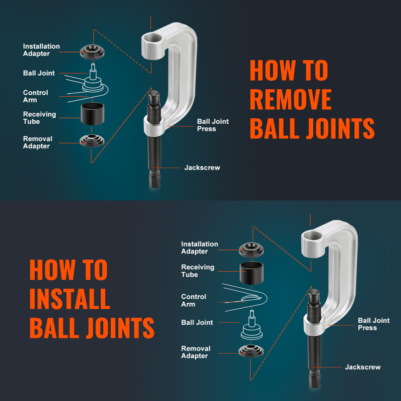 Outils de joint à rotule C-press VEVOR