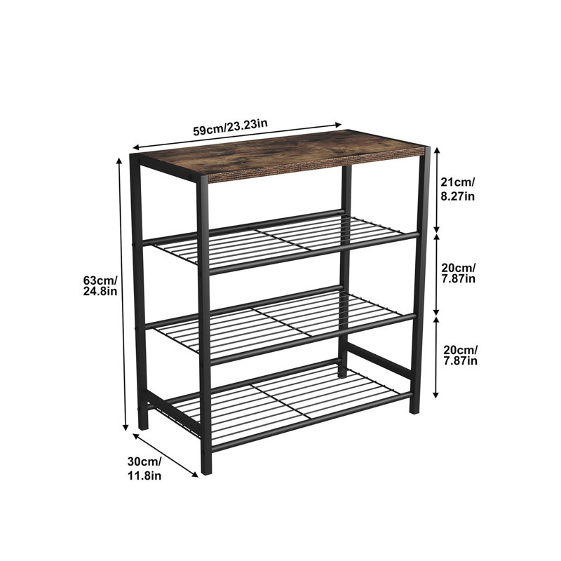9 Pair Shoe Rack