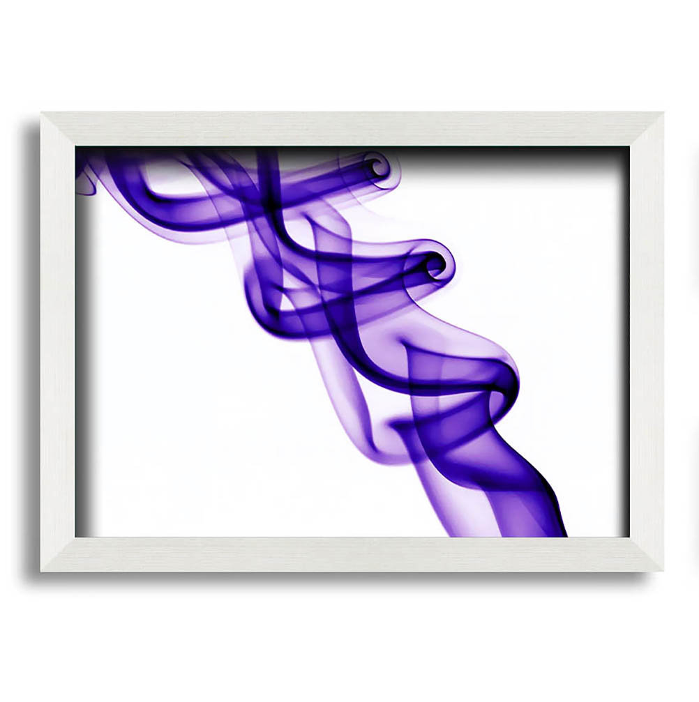 Gerahmtes Leinwandbild Purple Smoke