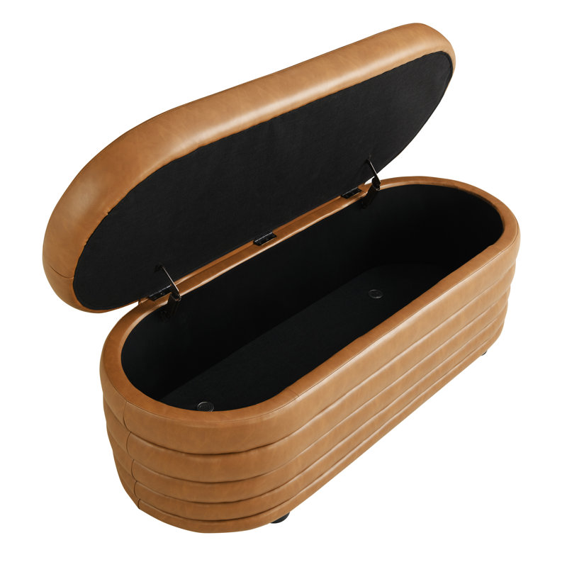 Burbach Storage Ottoman Large Carmel