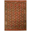 Rustic Bokara Design Antique Tekke Allover Tribal Geometric Turkmen Rug