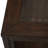 Carrollton Wood and Glass Rectangular Coffee Table - Rustic Ranch