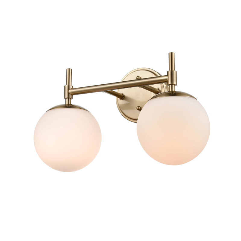 Aparicio Dimmable Bathroom Vanity Light, Modern Gold, 2