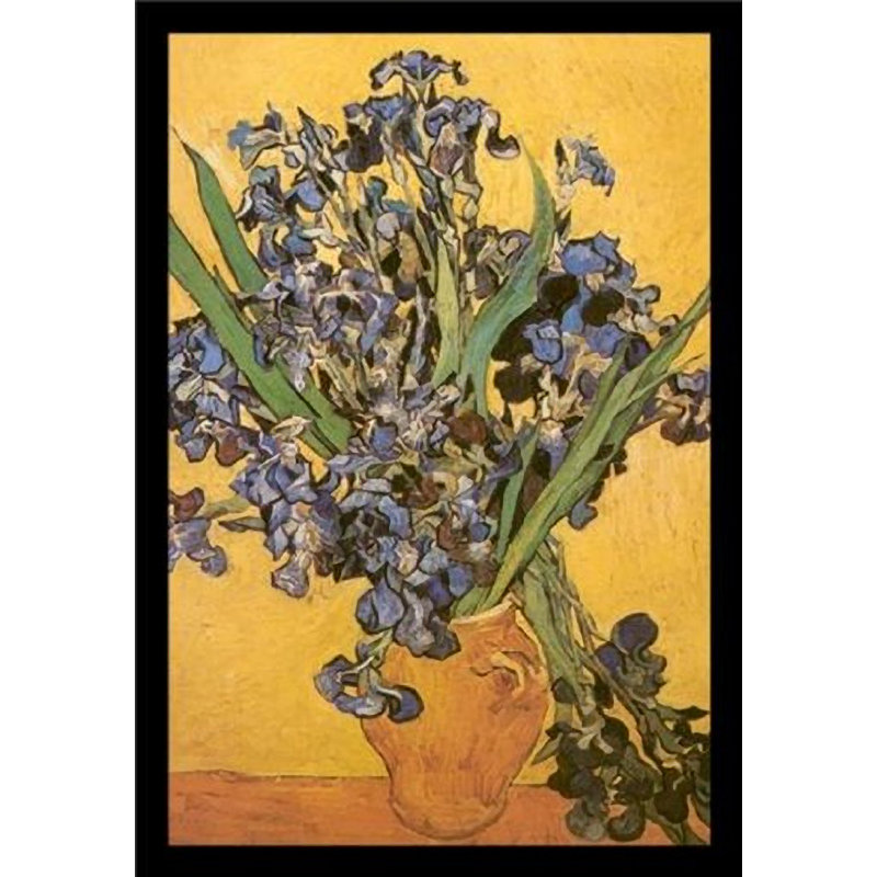 Les Iris by Vincent Van Gogh - Single Picture Frame Painting