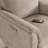 Linen Dual Motor Swivel Glider Power Recliner With Power Headrest and Nightlight-429632227