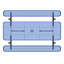 Ensemble de table de pique-nique rectangulaire 96 "-1171918762