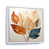 White Floater Framed