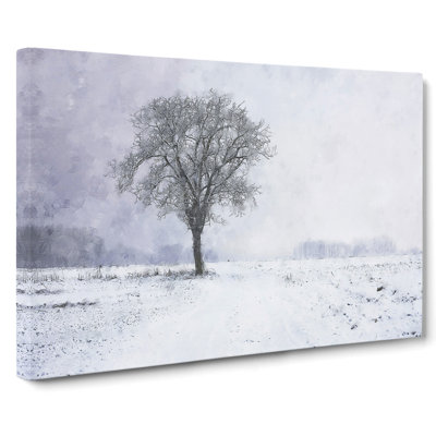 Tree In The Winter Vol.2 - Wrapped Canvas