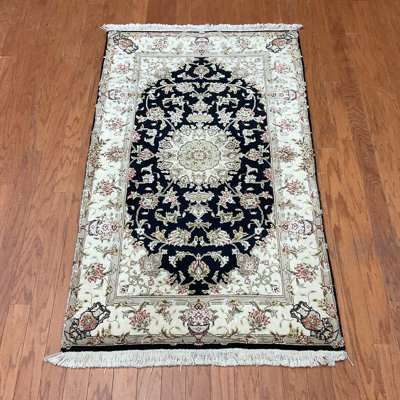  Handmade Sino Tabriz Wool Rug