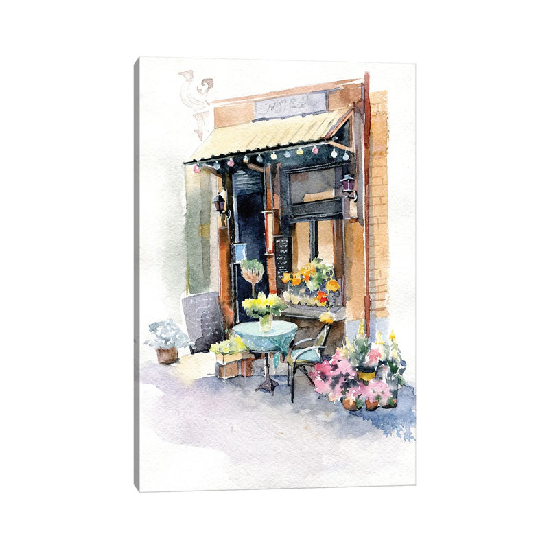 Small Shop by Marina Ignatova - Wrapped Canvas Painting, 20.32 cm H x 30.48 cm W